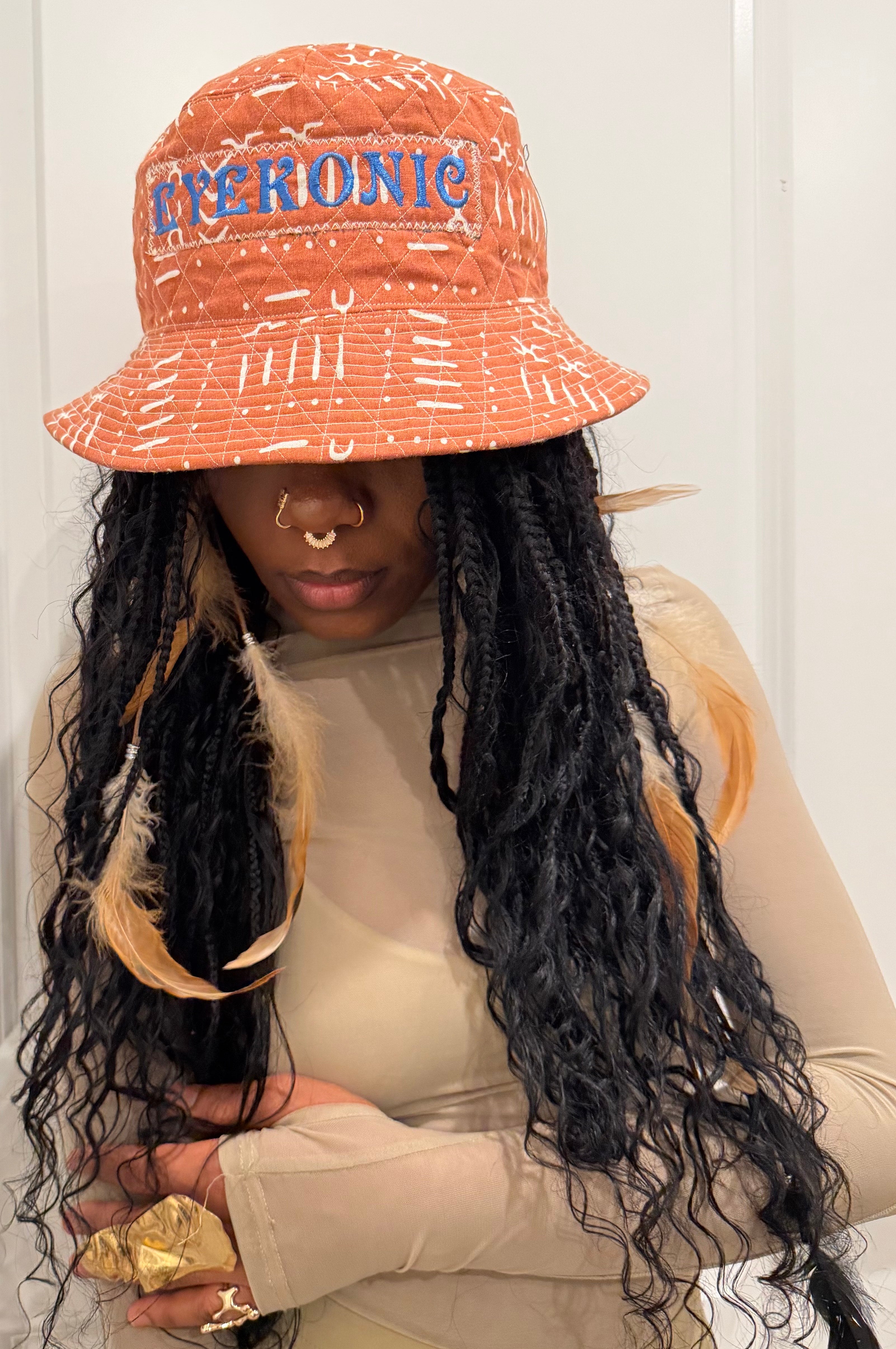 Divine Quilted Bucket African Fashion Hat