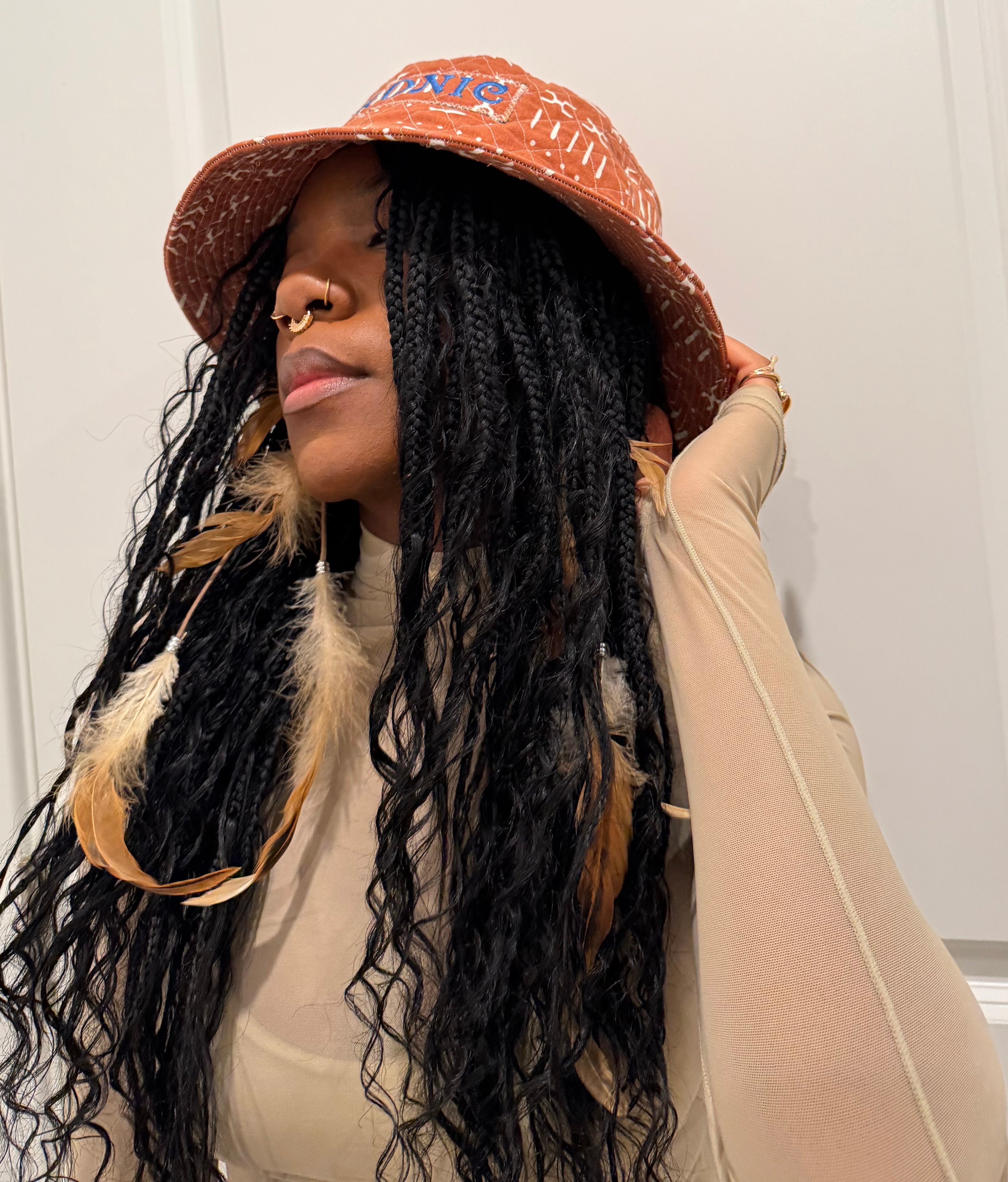 Divine Quilted Bucket African Fashion Hat