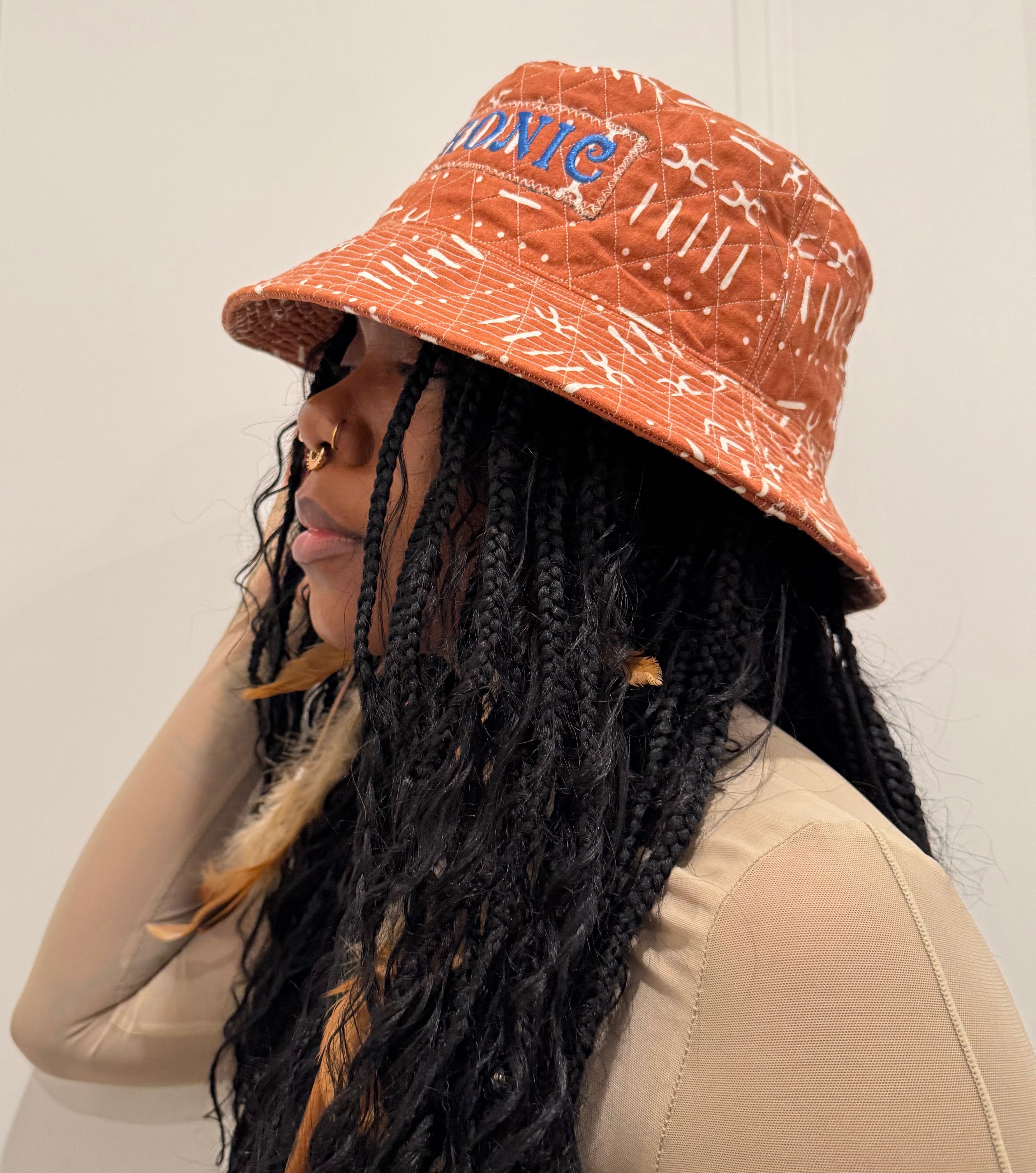 Divine Quilted Bucket African Fashion Hat