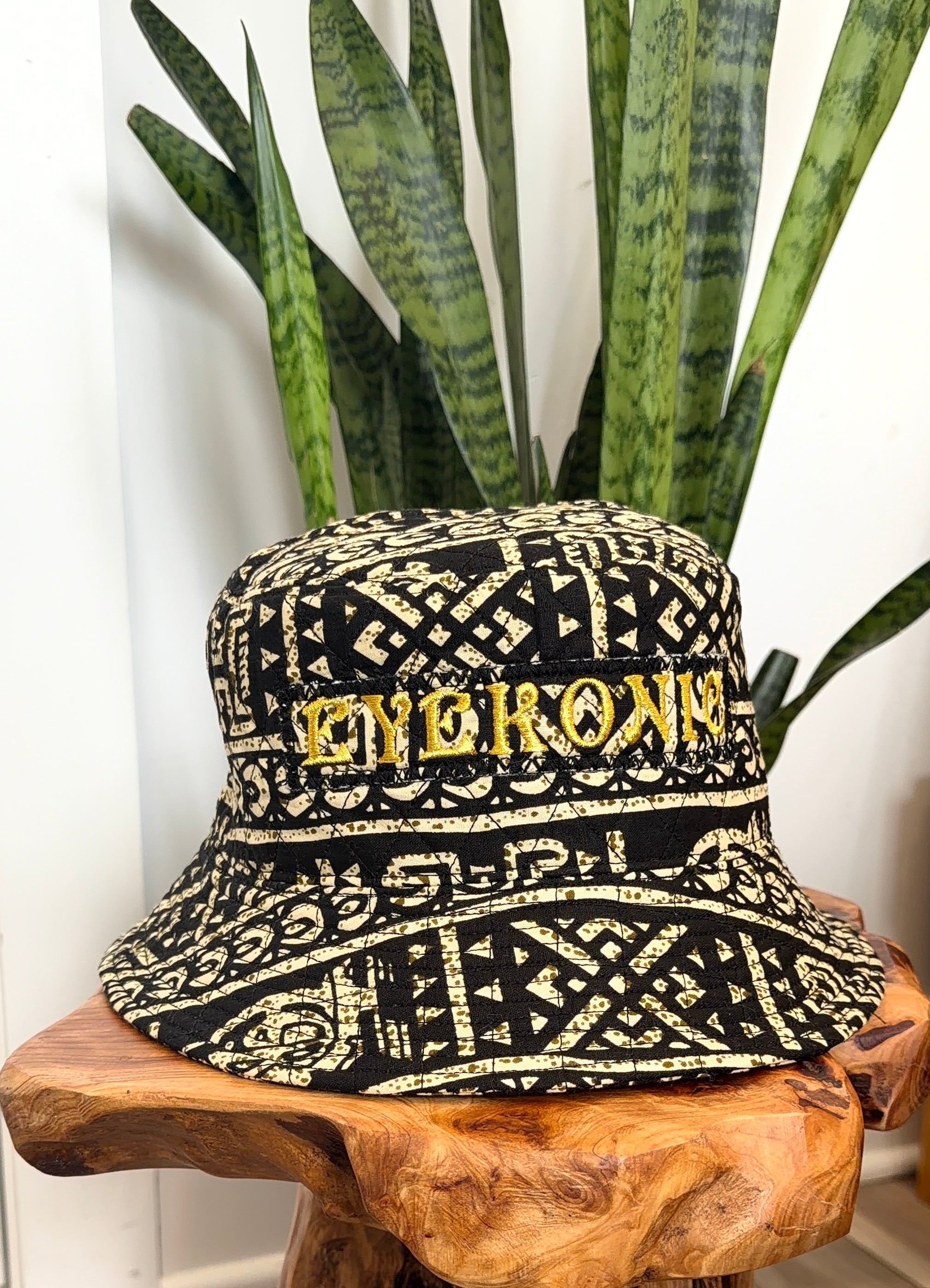 Radiant Quilted African Bucket Fashion Hat 2