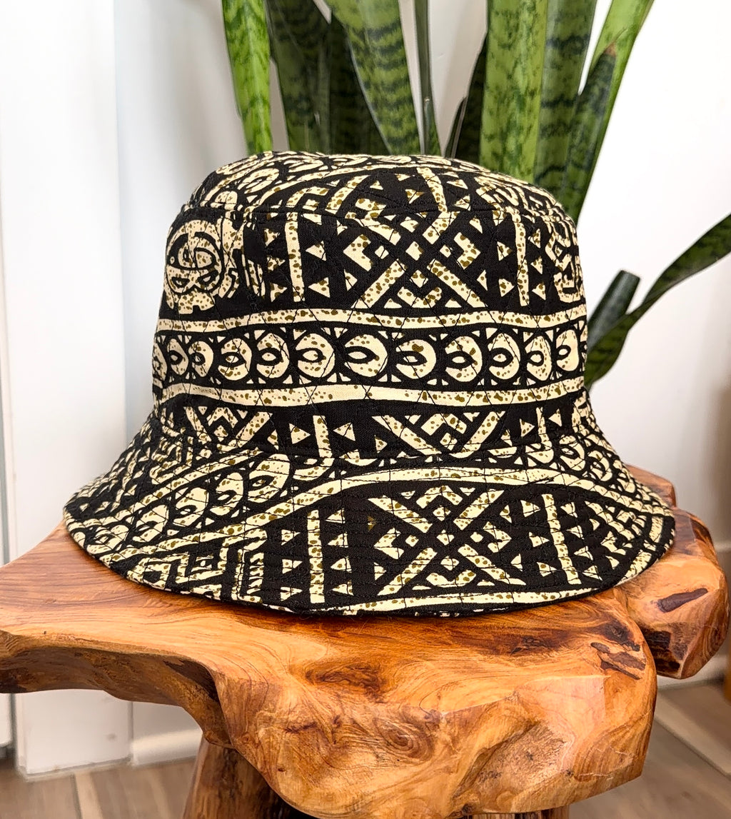 Radiant Quilted African Bucket Fashion Hat 2